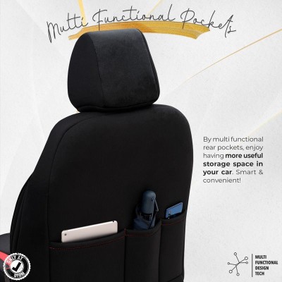 Stoelhoezenset 'Iconic' Zwart/Rood