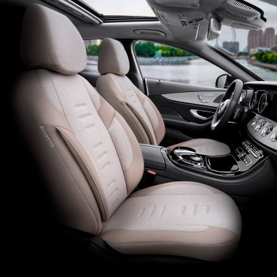 Stoelhoezenset 'Throne' Crème