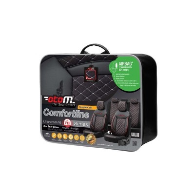 Stoelhoezenset 'Comfortline VIP' Zwart