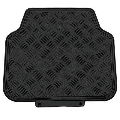 Mattenset -Alu look- piano-zwart 4 stuks