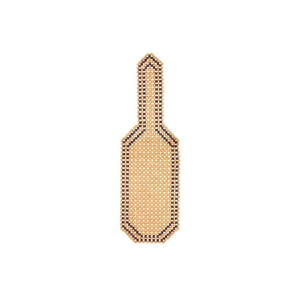 Houten kralen autostoel mat