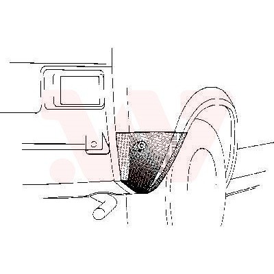 Zijwand achter Rechts Golf I