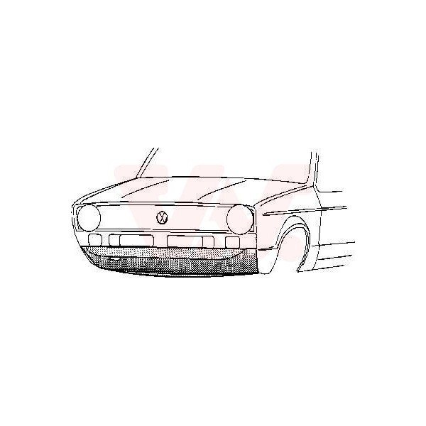 Voorpaneel onder Golf I