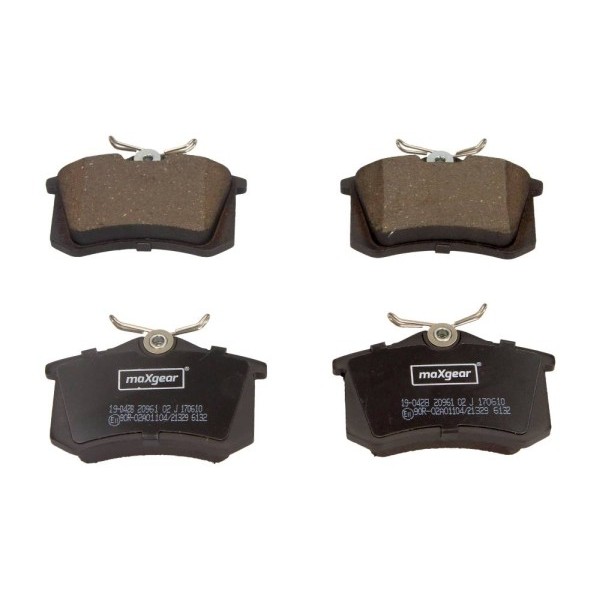 Remblokkenset Achter Golf V & VI