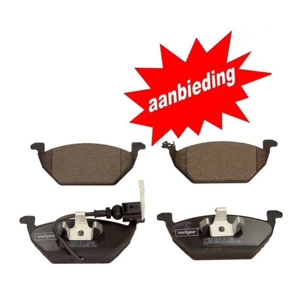 Voorremblokkenset Polo 6R & 6C ( voor schijf dia  256mm )