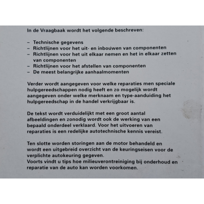 Volkswagen Golf II 1983 t/m 1987 Autovraagbaak