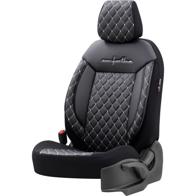 Stoelhoezenset 'Comfortline VIP' Zwart/Grijs